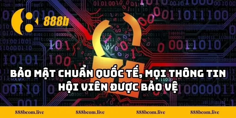 Bảo mật chuẩn quốc tế, mọi thông tin hội viên được bảo vệ